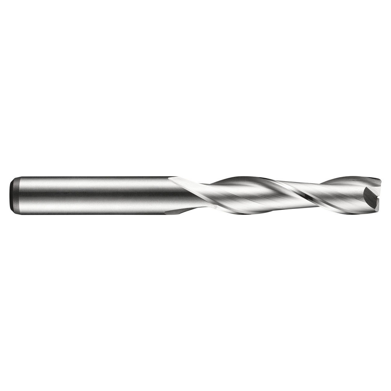 Dormer 5984294 | 8.00mm Diameter x 8.00mm Shank x 33.00mm Maximum Depth of Cut x 85.00mm OAL x 30 Degree Helix Angle 2 Flute Bright Coated HSS-E Square End Mill
