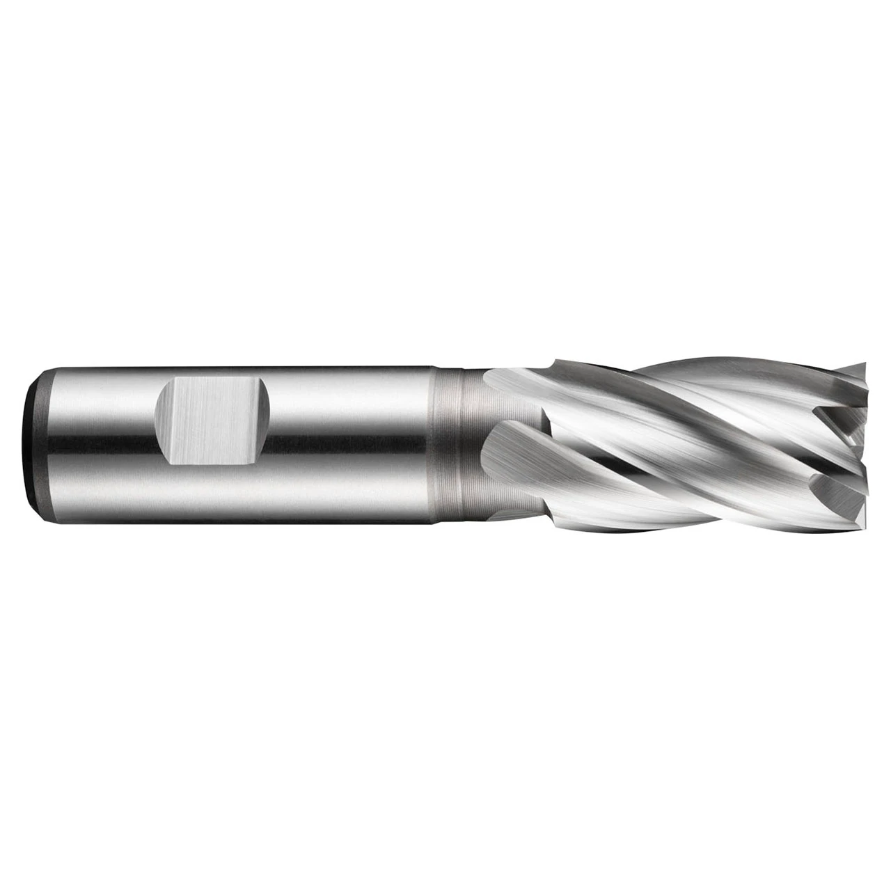 Dormer 5984738 | 15.88mm Diameter x 16.00mm Shank x 32.00mm Maximum Depth of Cut x 92.00mm OAL x 30 Degree Helix Angle 4 Flute Bright Coated HSS-E-PM C247 Square End Mill
