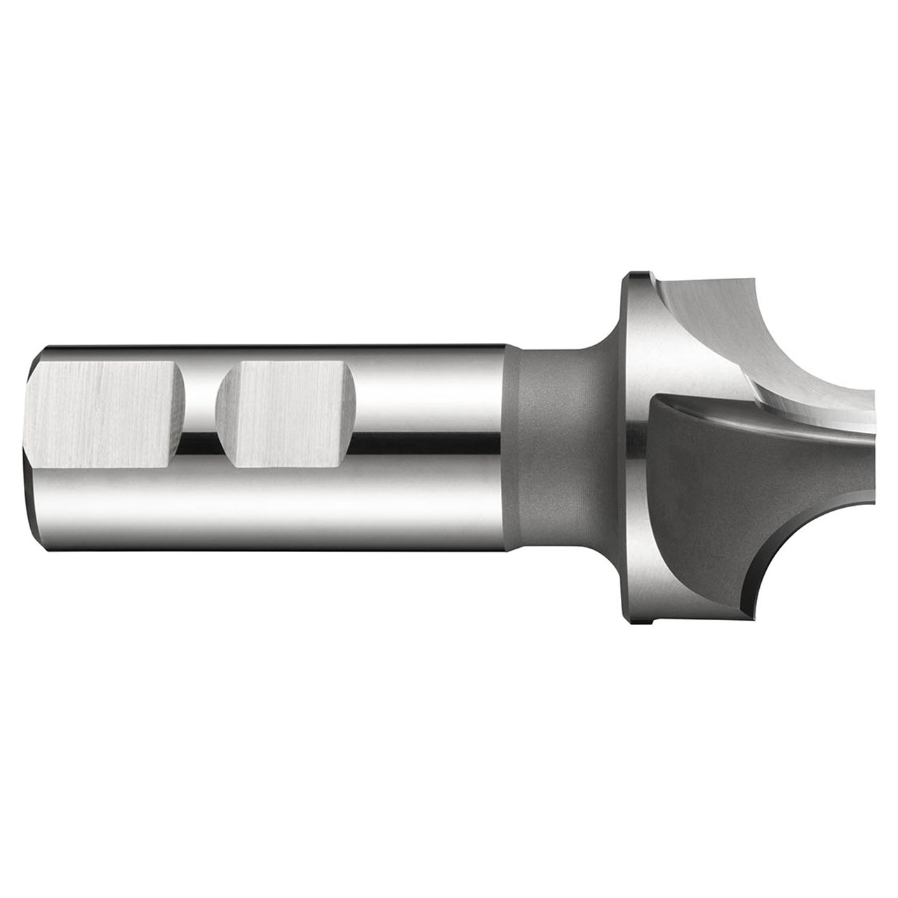 Dormer 5985624 | 18.00mm Maximum Diameter x 16.00mm Shank x 70.00mm OAL x 5.00mm Radius 4 Flute Bright Coated HSS-E C700 Corner Rounding End Mill