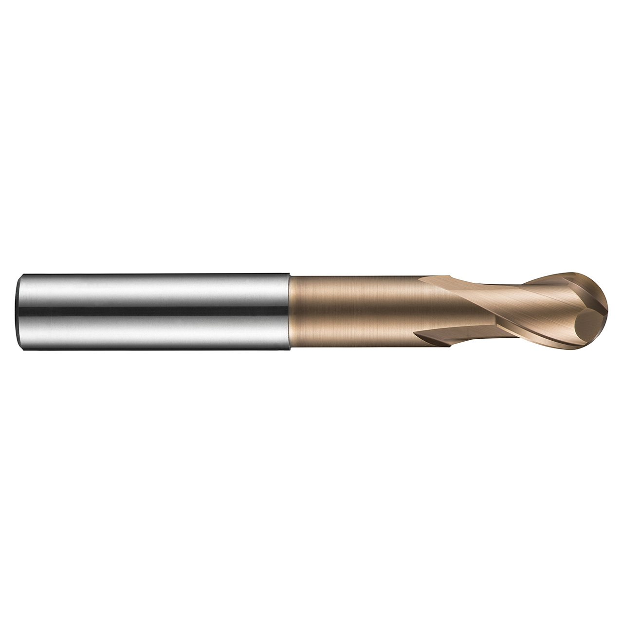 Dormer 6706474 | 3.00mm Diameter x 3.00mm Shank x 5.00mm Maximum Depth of Cut x 60.00mm OAL x 1.50mm Radius x 30 Degree Helix Angle 2 Flute TiSiN Coated HM S531 Ball End Mill