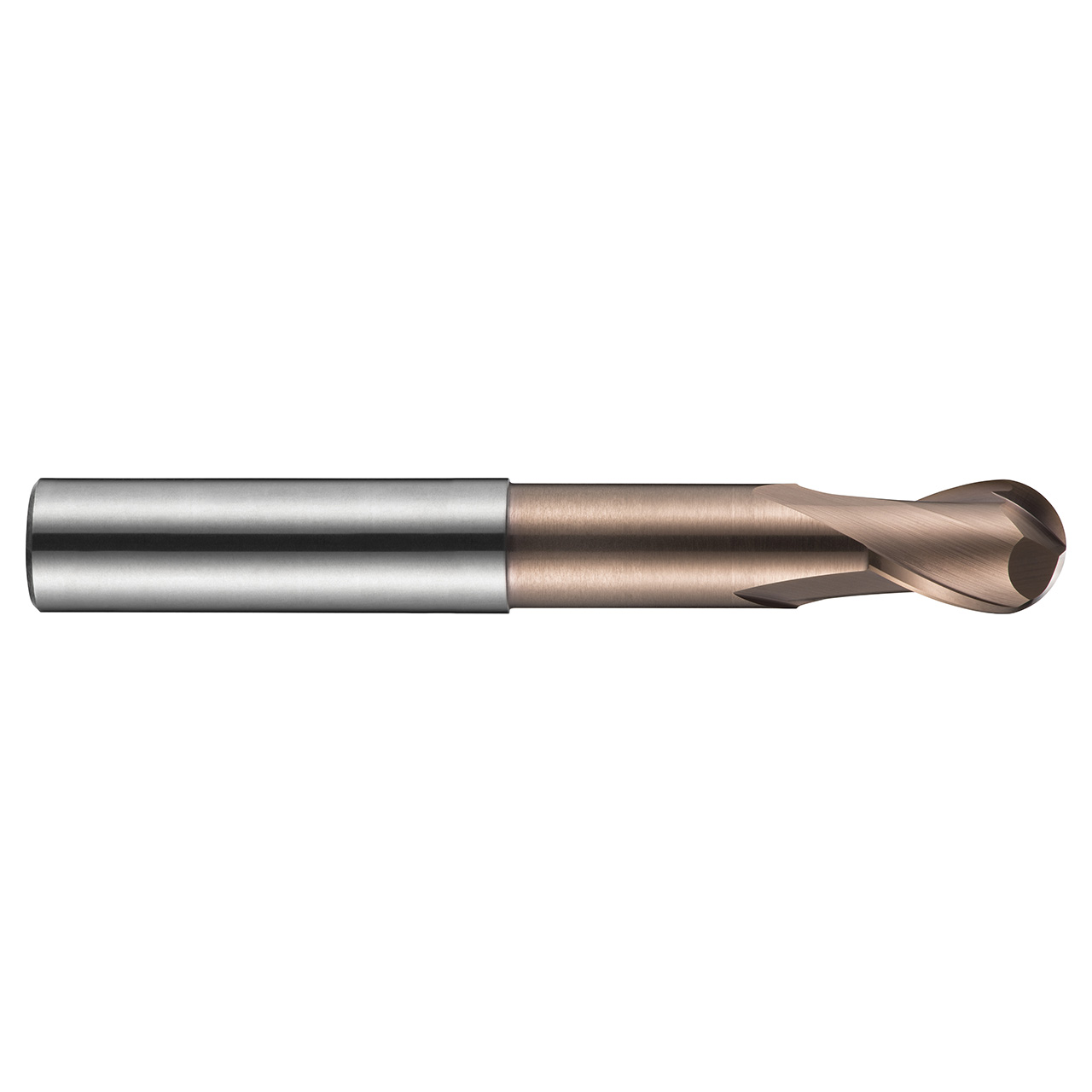 Dormer 6706495 | 10.00mm Diameter x 10.00mm Shank x 12.00mm Maximum Depth of Cut x 75.00mm OAL x 5.00mm Radius x 30 Degree Helix Angle 2 Flute TiSiN Coated HM S231 Ball End Mill