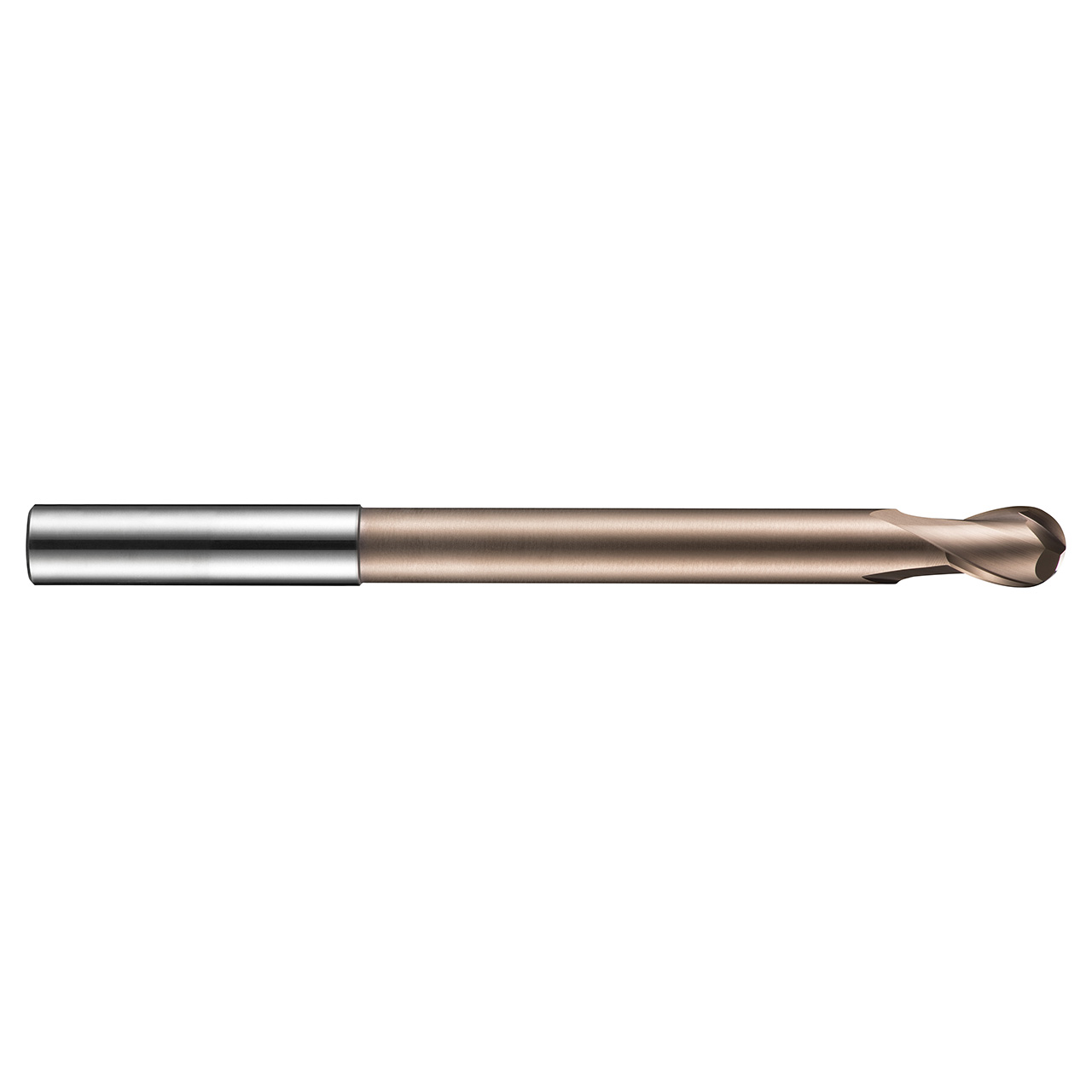 Dormer S2333.0XD6 | 0.1181" Diameter x 3.937" OAL 2 Flute TiSiN Coated Ball End Mill