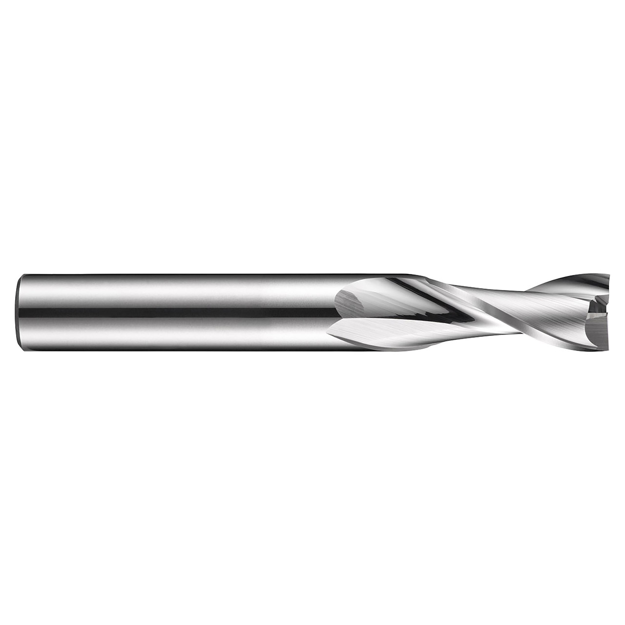 Dormer S6103.0XD6 | 0.1181" Diameter x 1.9685" OAL 2 Flute Polished Coated Square End Mill