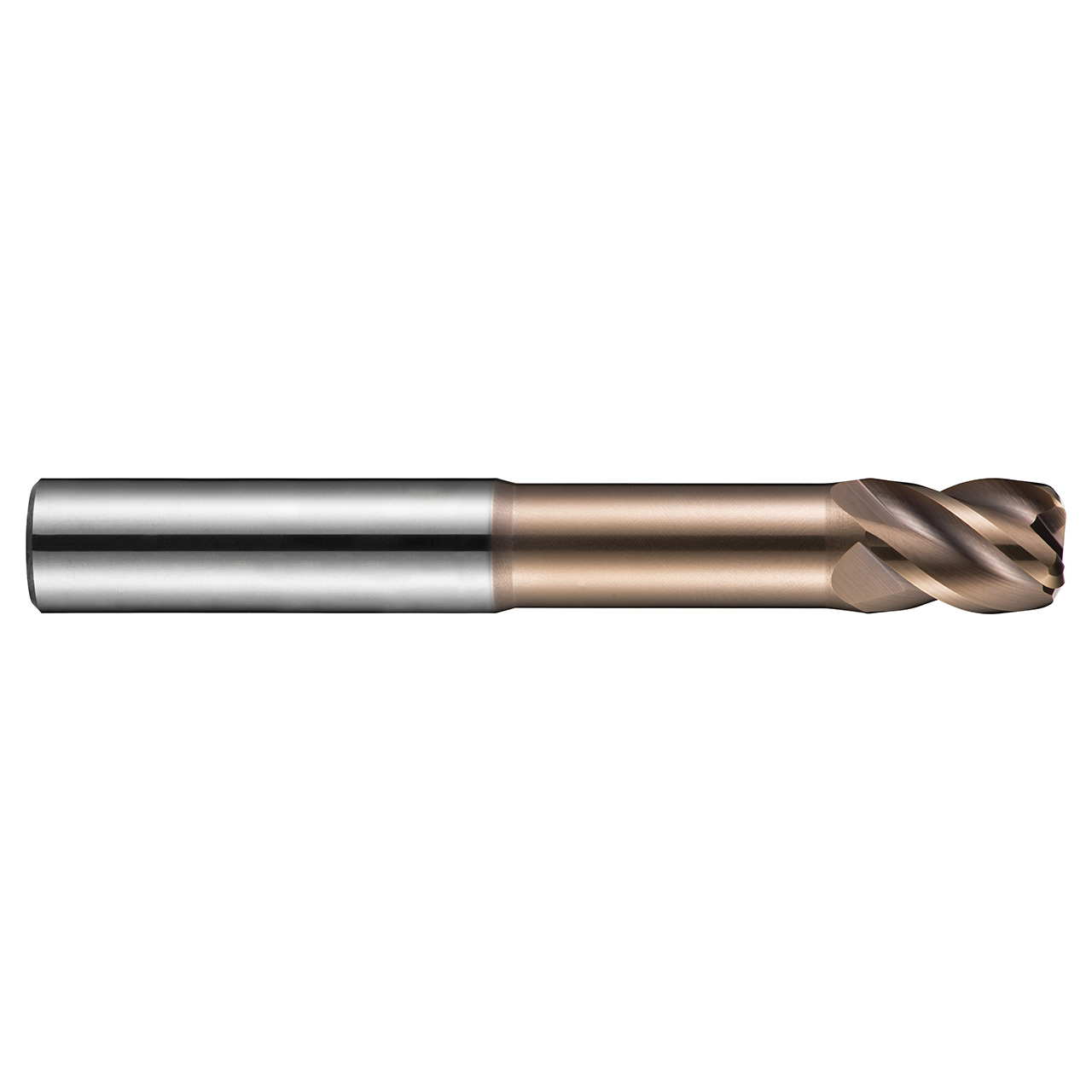 Dormer S52410.0XR0.5 | 0.3937" Diameter x 2.9528" OAL x 0.5mm Radius 4 Flute TiSiN Coated Corner Radius End Mill