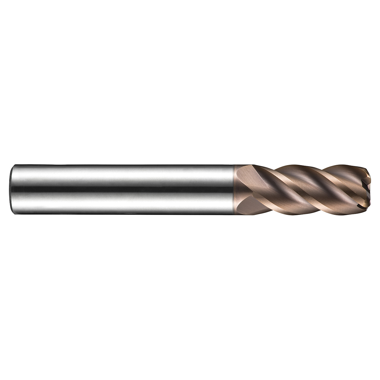 Dormer S5238.0XR0.5 | 0.315" Diameter x 2.5197" OAL x 0.5mm Radius 4 Flute TiSiN Coated Corner Radius End Mill