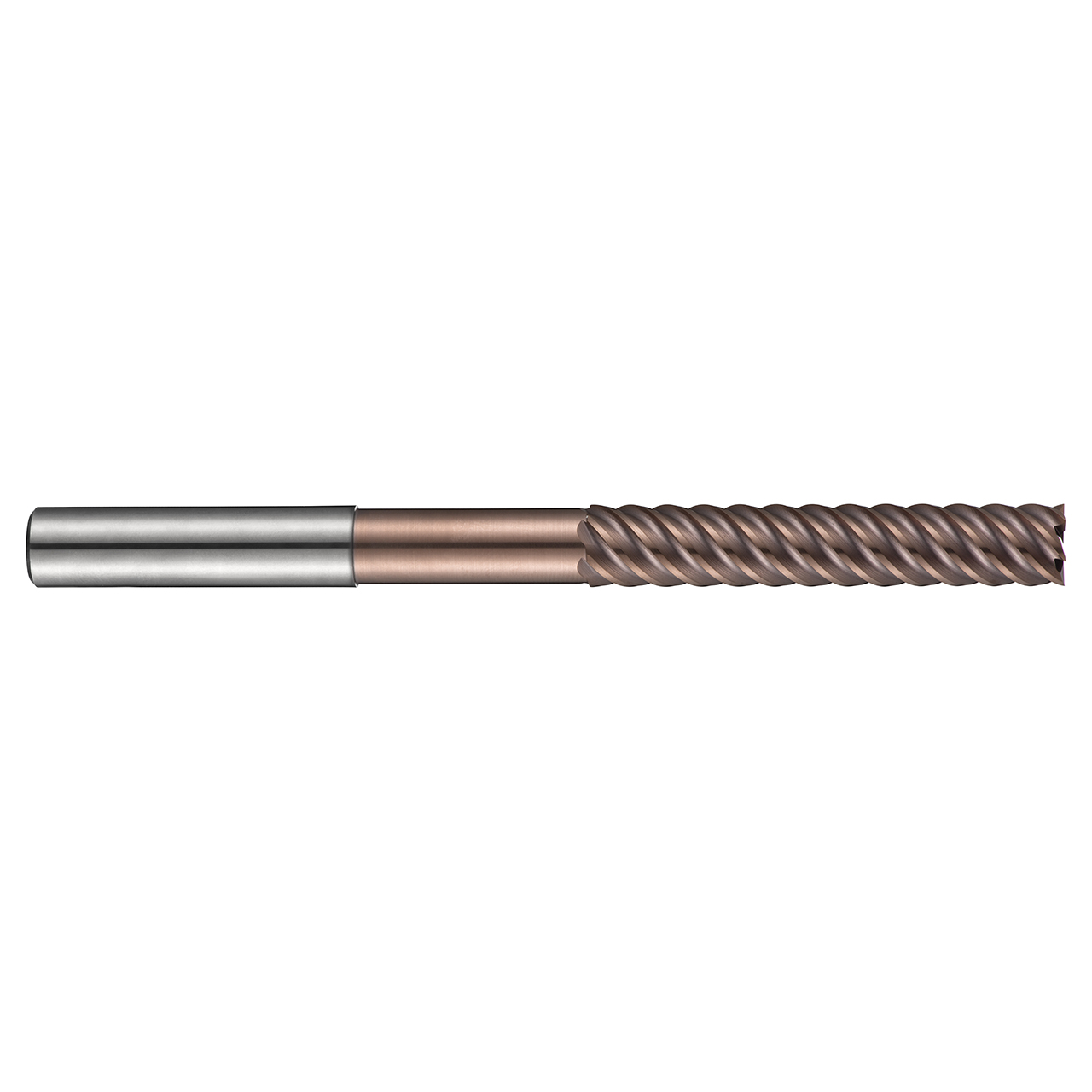 Dormer S52716.0 | 0.6299" Diameter x 5.9055" OAL 8 Flute TiSiN Coated Square End Mill