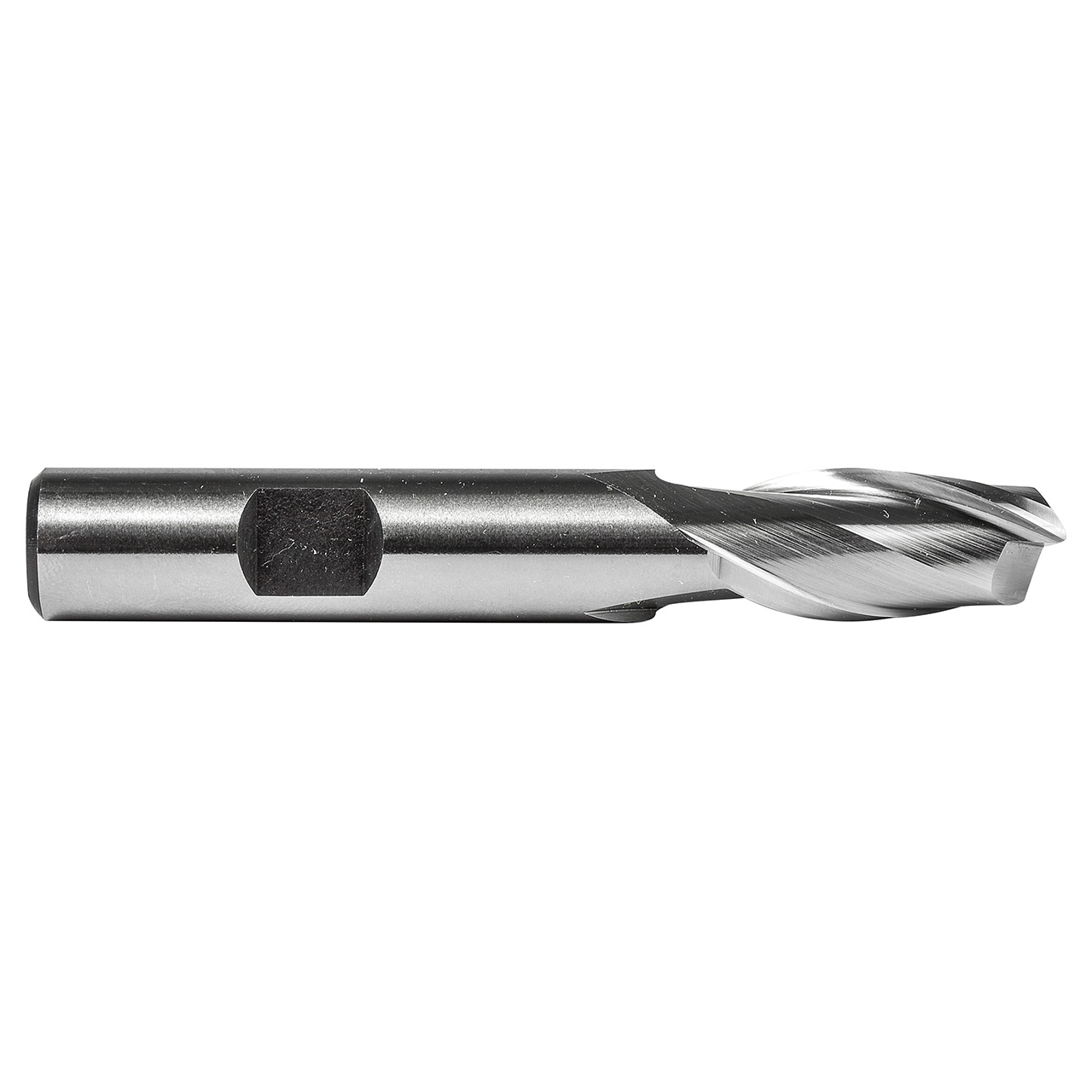 Dormer 7647850 | 25.40mm Diameter x 15.88mm Shank x 1-1/2" Maximum Depth of Cut x 30 Degree Helix Angle 2 Flute Bright Coated HSS C601 Square End Mill