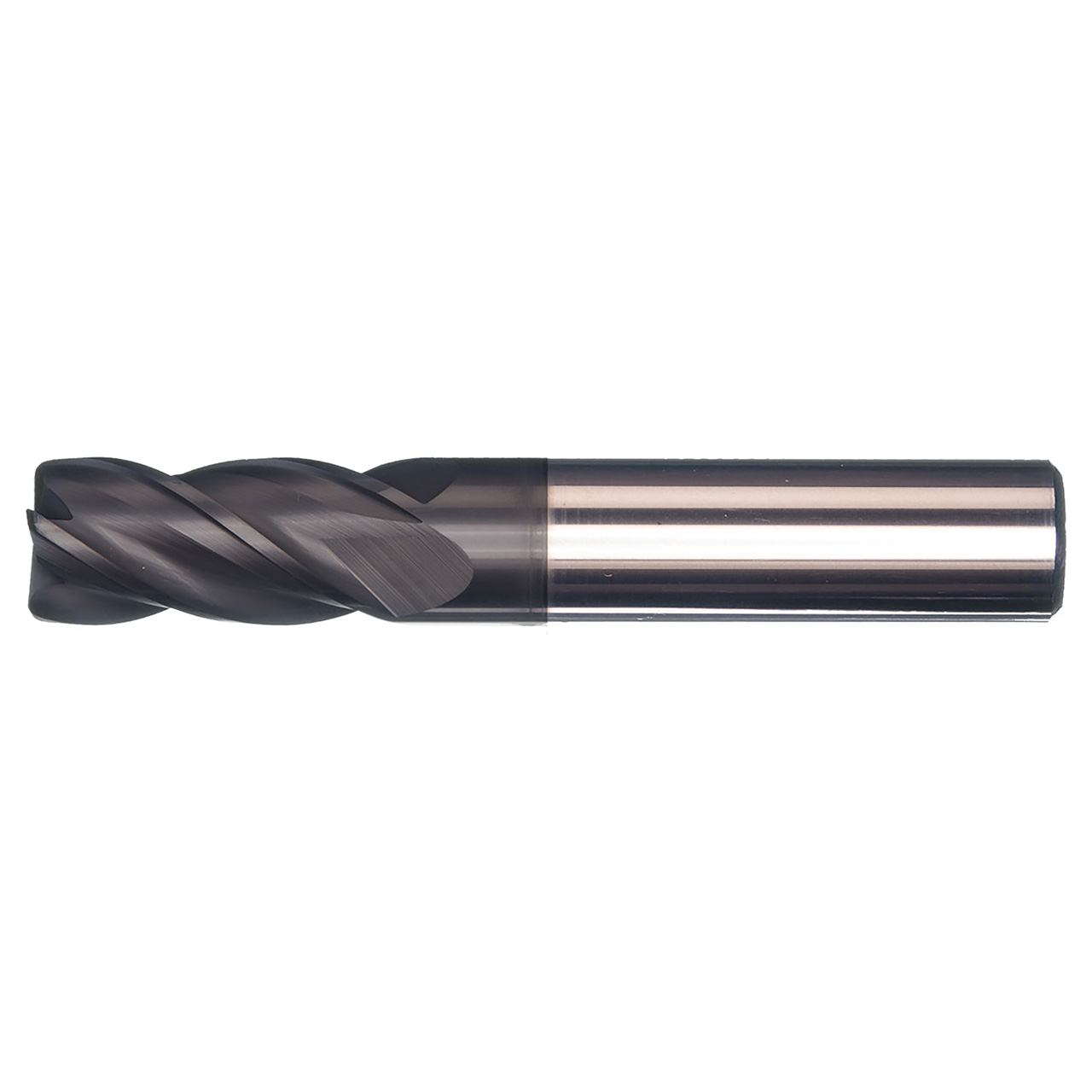 Dormer 7648687 | 0.5" Diameter x 3" OAL x 0.03" Radius 4 Flute AlTiN Coated Corner Radius End Mill