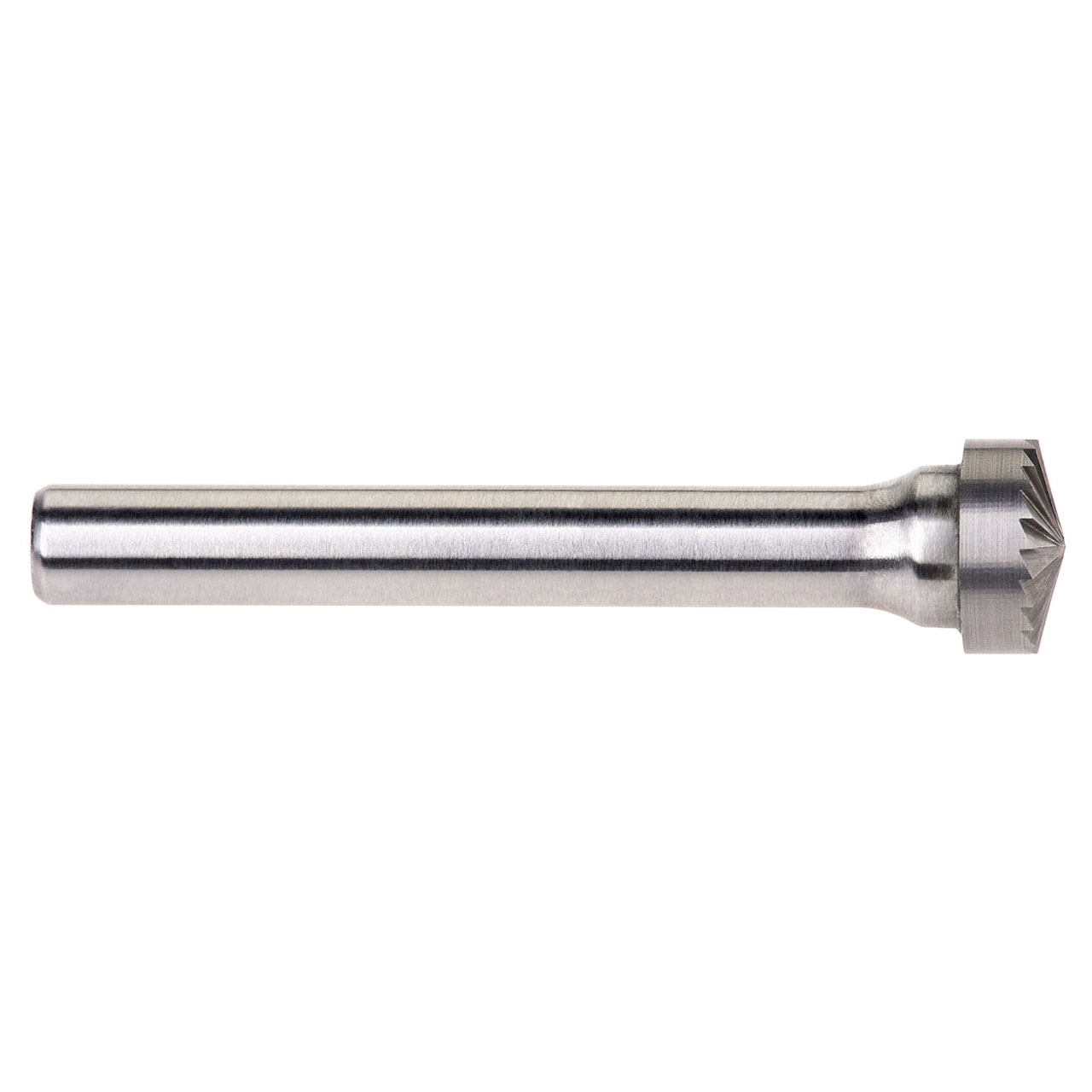 Dormer 7806116 | 4.90mm Diameter x 6.00mm Shank x 50.00mm OAL x 150 Degree Point Angle Bright Coated HM P101 Burr