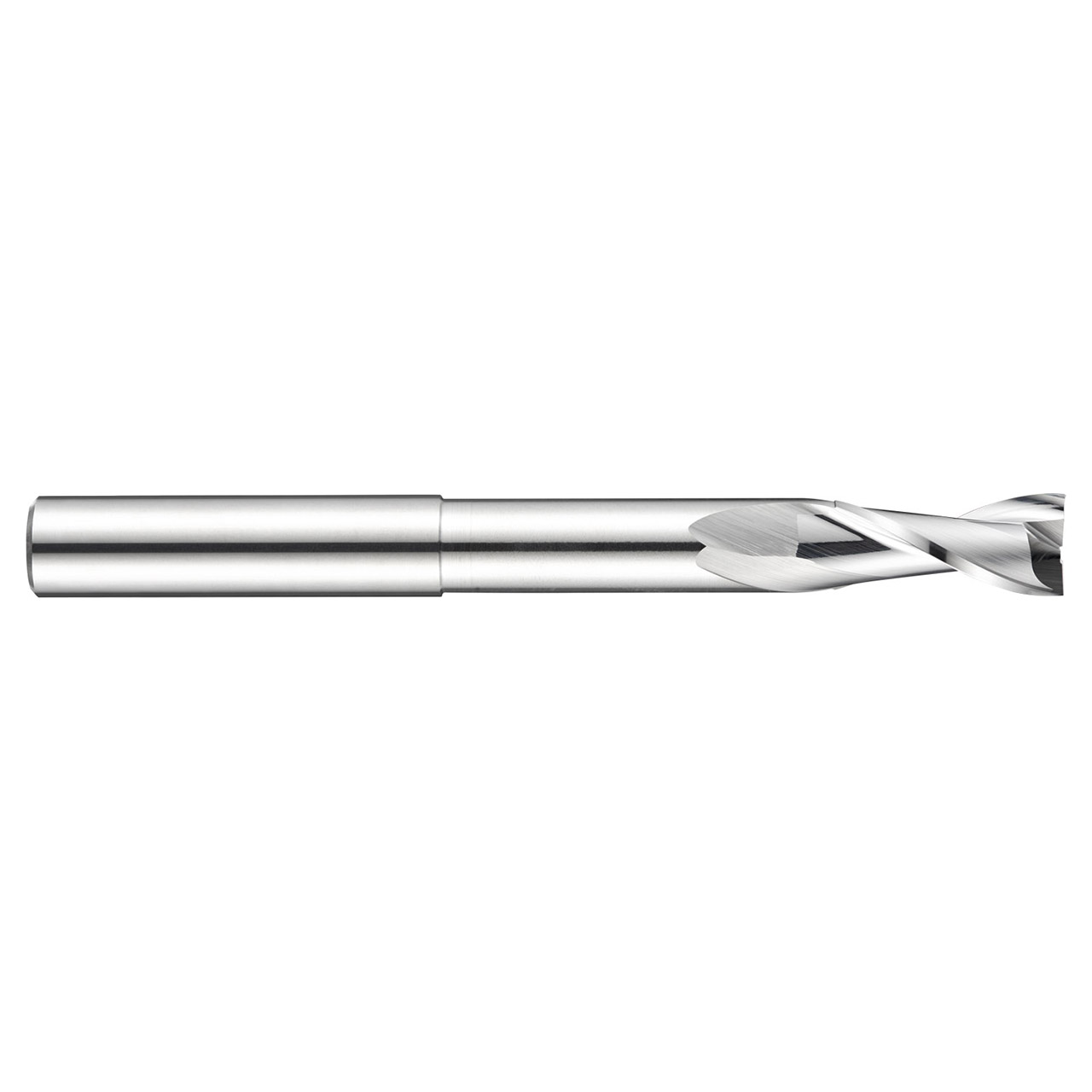 Dormer S6114.0XD6 | 0.1575" Diameter x 1.9685" OAL 2 Flute Polished Coated Square End Mill