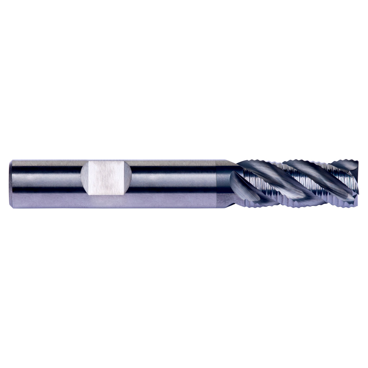 Dormer 8030363 | 8.00mm Diameter x 8.00mm Shank x 20.00mm Maximum Depth of Cut x 64.00mm OAL x 40 Degree Helix Angle 4 Flute AlCrN Coated HMS765HB Roughing End Mill