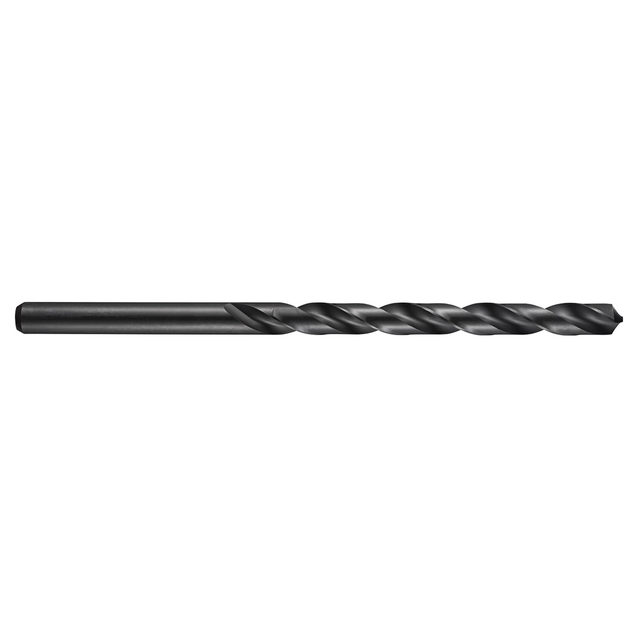 Dormer 5967808 | 10.50mm Drill Size x 10.50mm Shank x 121.00mm Flute Length x 184.00mm OAL x 118 Degree Point Angle Steam Tempered Coated HSS A110 Taper Length Drill Bit