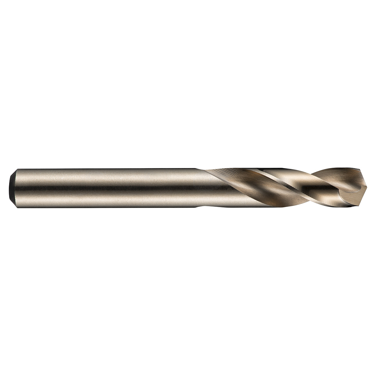 Dormer 5968429 | 9.00mm Drill Size x 9.00mm Shank x 40.00mm Flute Length x 84.00mm OAL x 135 Degree Point Angle Bronze Coated HSS-E A117 Stub Drill
