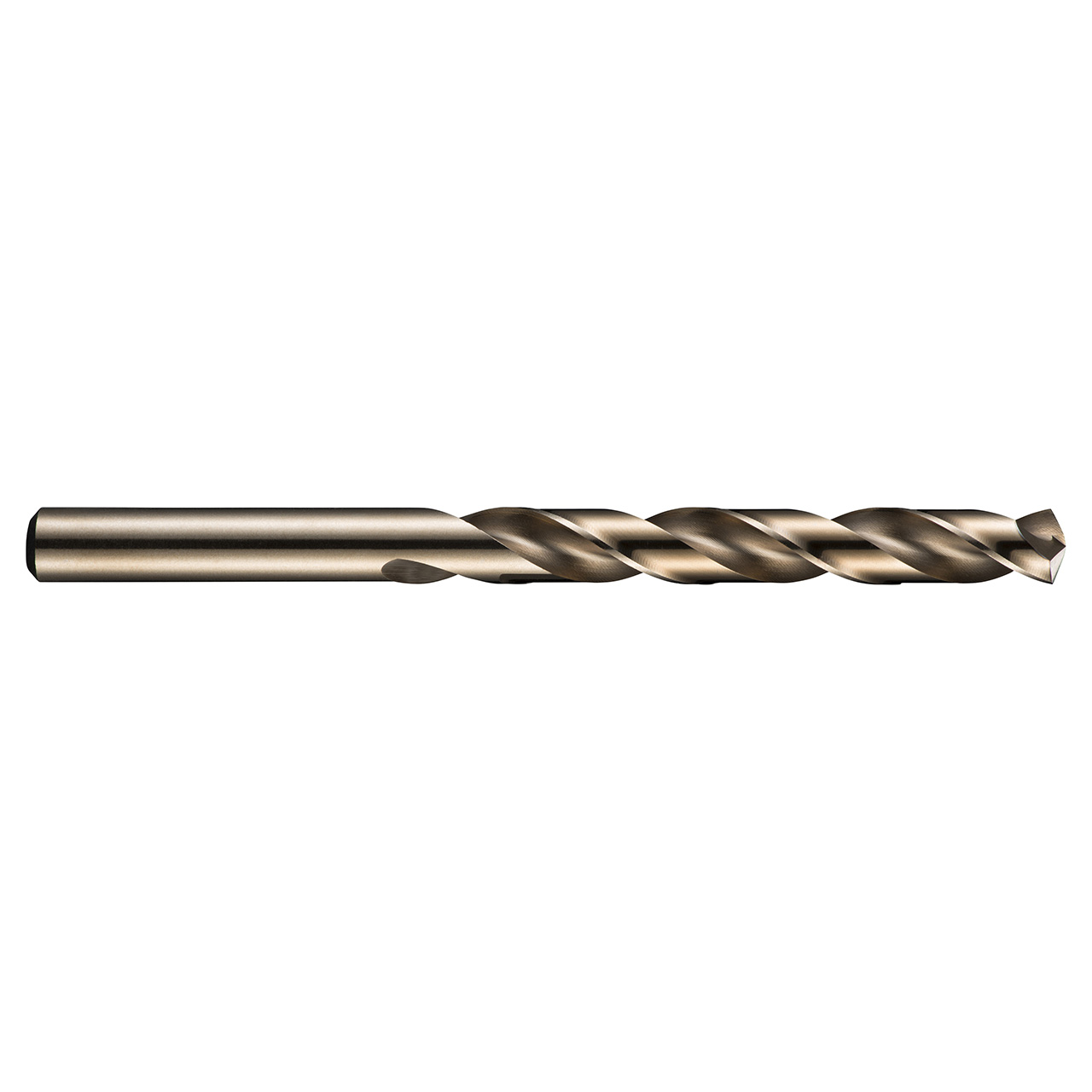 Dormer 5970948 | 0.266" Drill Size x 0.266" Shank x 69.00mm Flute Length x 4.291" OAL x 135 Degree Point Angle Bronze Coated HSS-E A777 Jobber Length Drill Bit