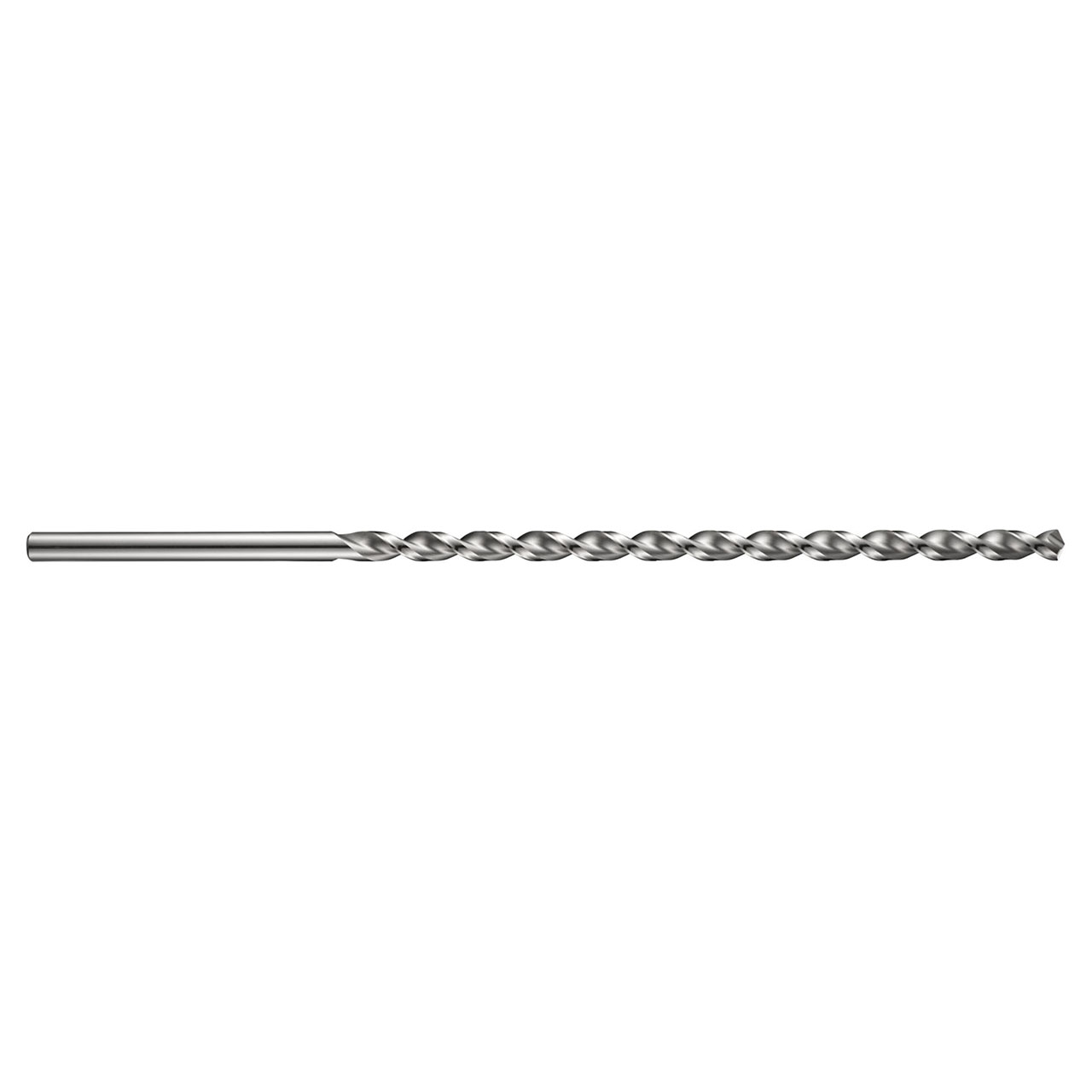Dormer 5973141 | 5.50mm Drill Size x 5.50mm Shank x 180.00mm Flute Length x 260.00mm OAL x 130 Degree Point Angle Bright Coated HSS-E A977 Extra Long Drill Bit