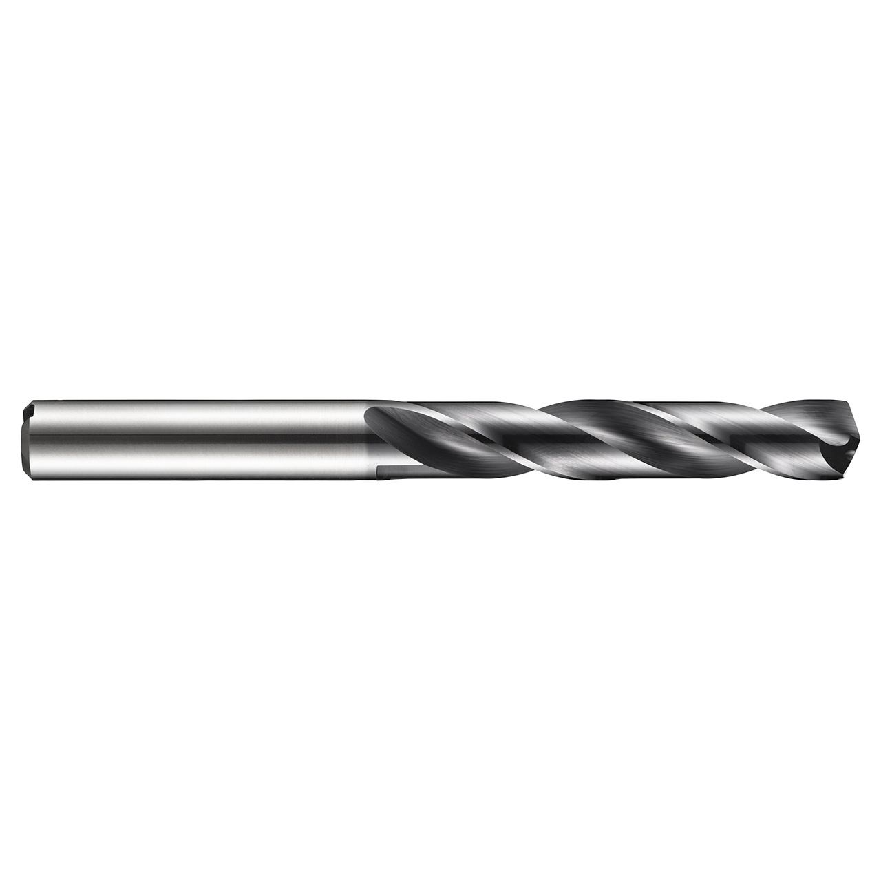 Dormer 5978931 | 0.484" Drill Size x 0.551" Shank x 76.00mm Flute Length x 4.882" OAL x 140 Degree Point Angle TiAlN Coated HM R453 Jobber Length Drill Bit