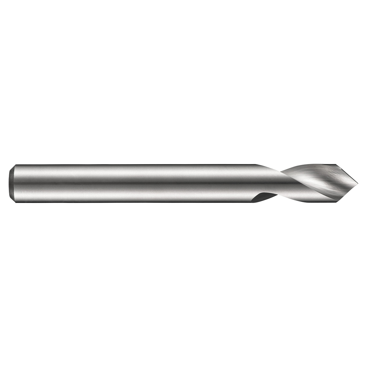 Dormer 5979788 | 10.00mm Drill Size x 10.00mm Shank x 26.00mm Flute Length x 89.00mm OAL x 90 Degree Point Angle Bright Coated HM R123 Spotting Drill
