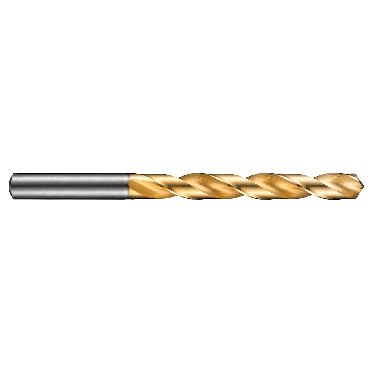 Dormer 5980427 | 11.20mm Drill Size x 11.20mm Shank x 94.00mm Flute Length x 142.00mm OAL x 130 Degree Point Angle TiN Coated HM R510 Jobber Length Drill Bit
