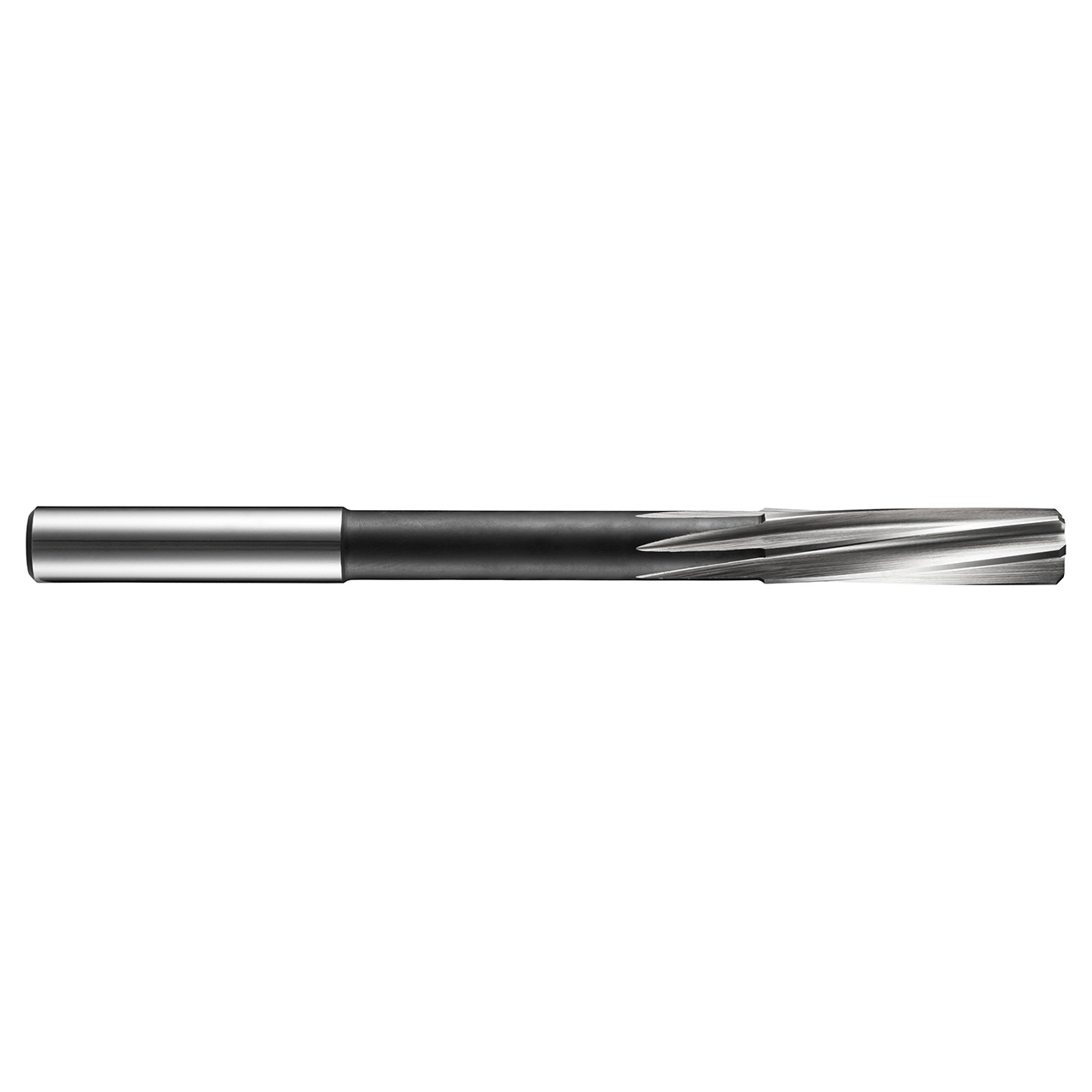Dormer 5986984 | 8.20mm Diameter x 8.00mm Shank x 33.00mm Flute Length x 117.00mm OAL 6 Flute Bright Coated HSS-E B180 Chucking Reamer