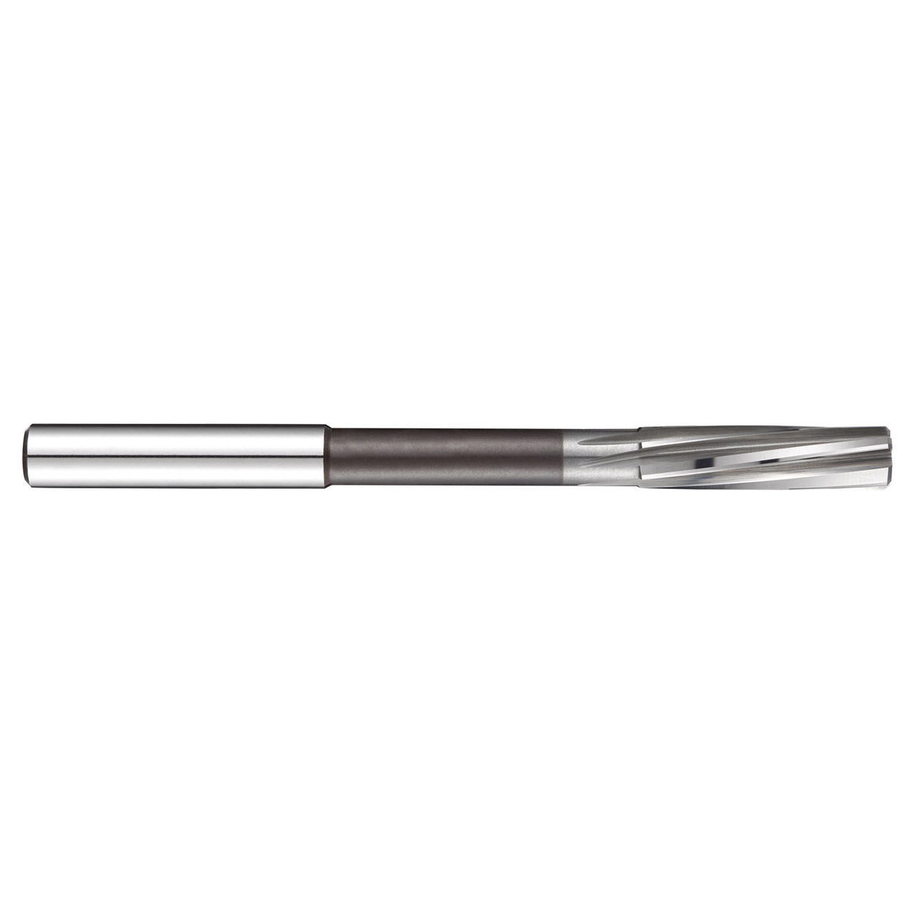 Dormer 5987123 | 3.50mm Diameter x 3.50mm Shank x 18.00mm Flute Length x 70.00mm OAL 6 Flute Bright Coated HM B400 Chucking Reamer