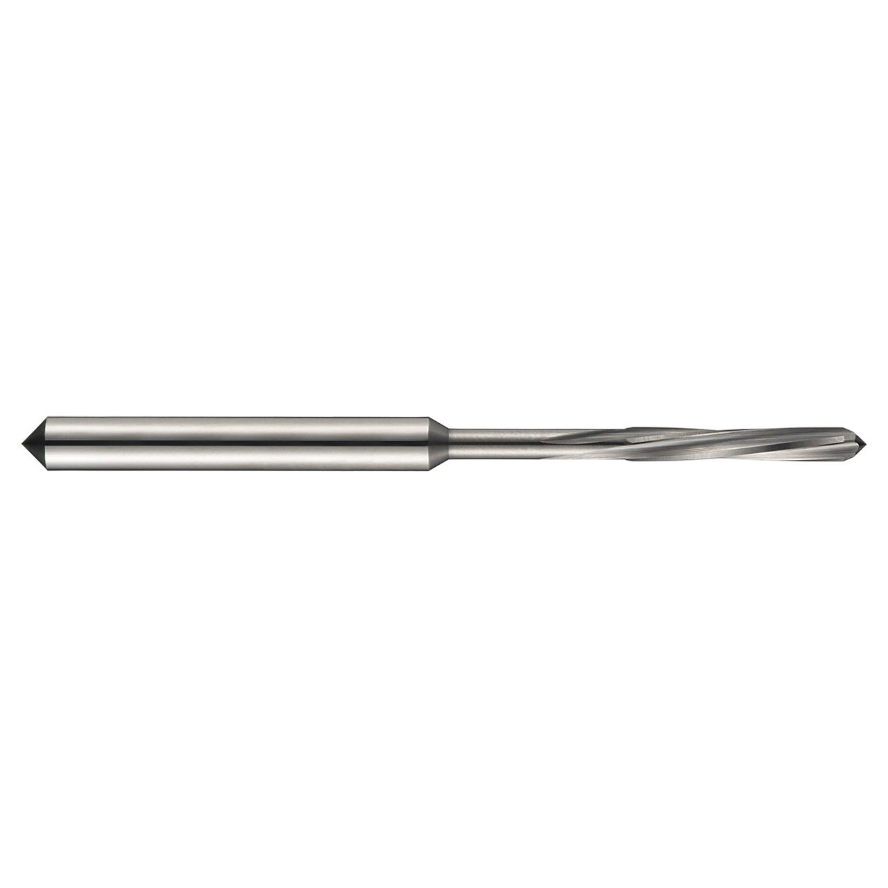 Dormer 5987524 | 2.53mm Diameter x 3.00mm Shank x 16.00mm Flute Length x 60.00mm OAL 4 Flute Bright Coated HM B481 Chucking Reamer