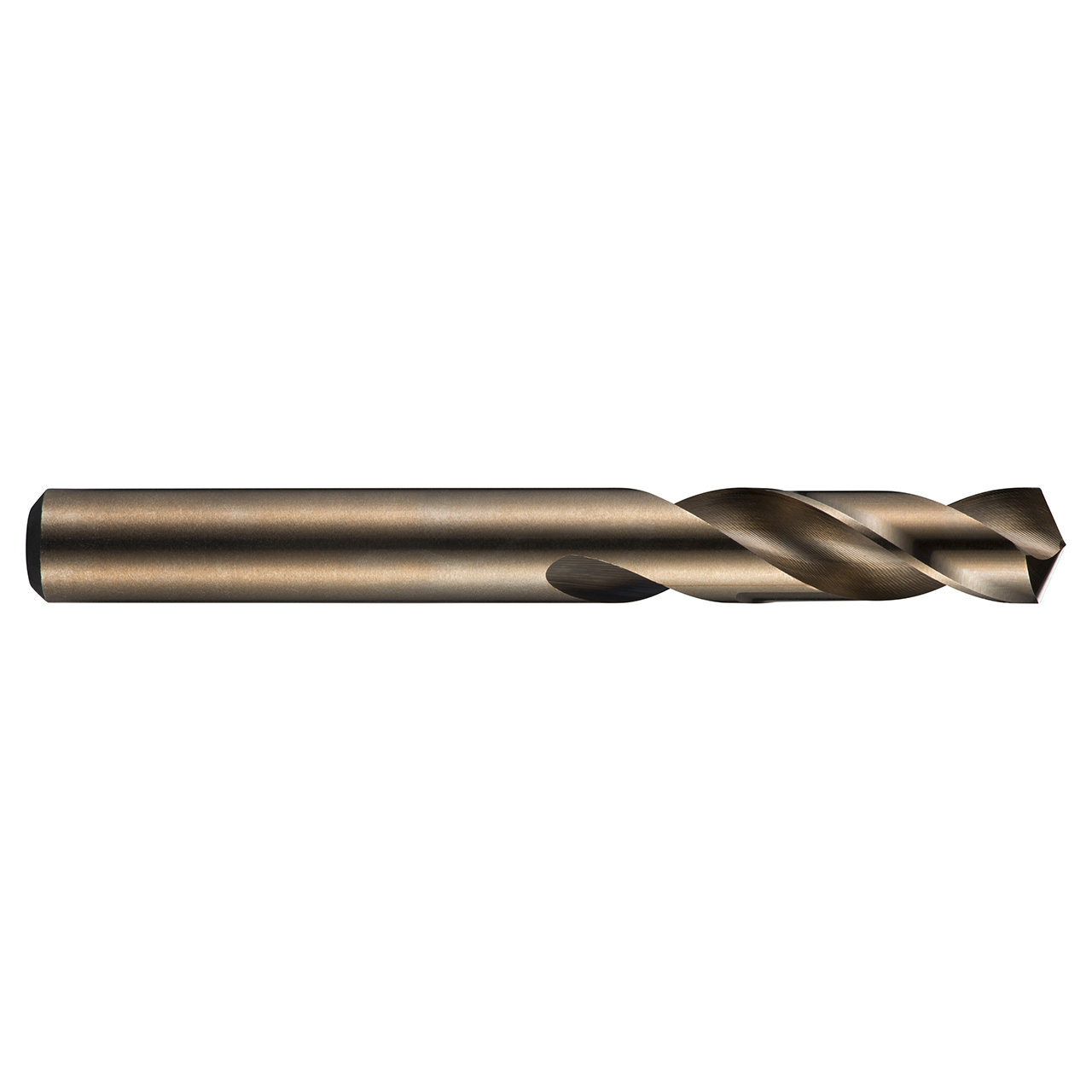 Dormer 6499919 | 7.00mm Drill Size x 7.00mm Shank x 34.00mm Flute Length x 74.00mm OAL x 130 Degree Point Angle Bronze Coated HSS-E A620 Stub Drill