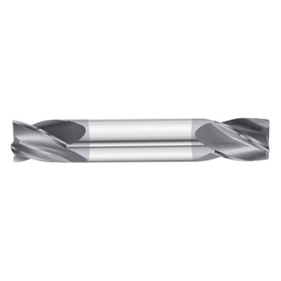 All Industrial E5023028TF | 4 Flute Stub Carbide Double-End End Mill, 7/16" Diameter, TiAlN