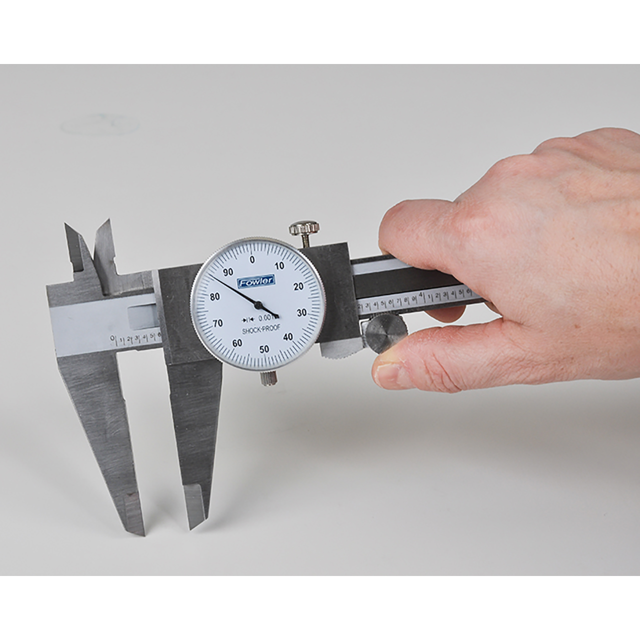 Fowler 52-008-708-0 | 0-8" Range x 0.001" Graduation White Dial Caliper
