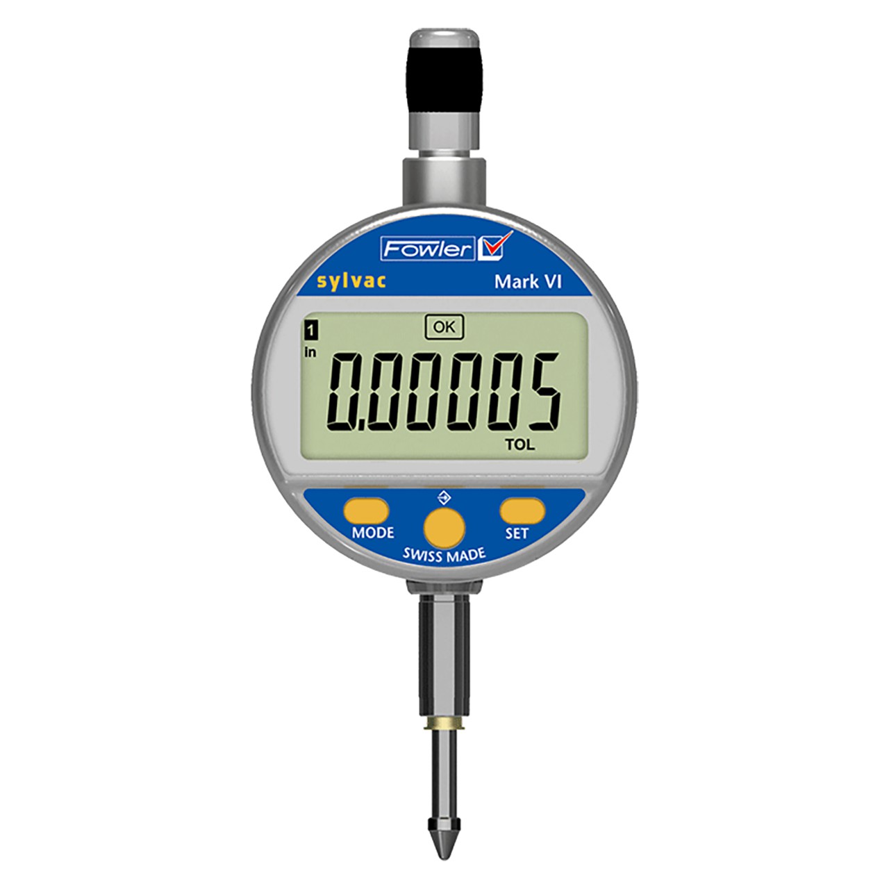 Fowler 54-530-145-0 | 0-1"/25mm x 0.0005" Resolution Mark VI Electronic Drop Indicator