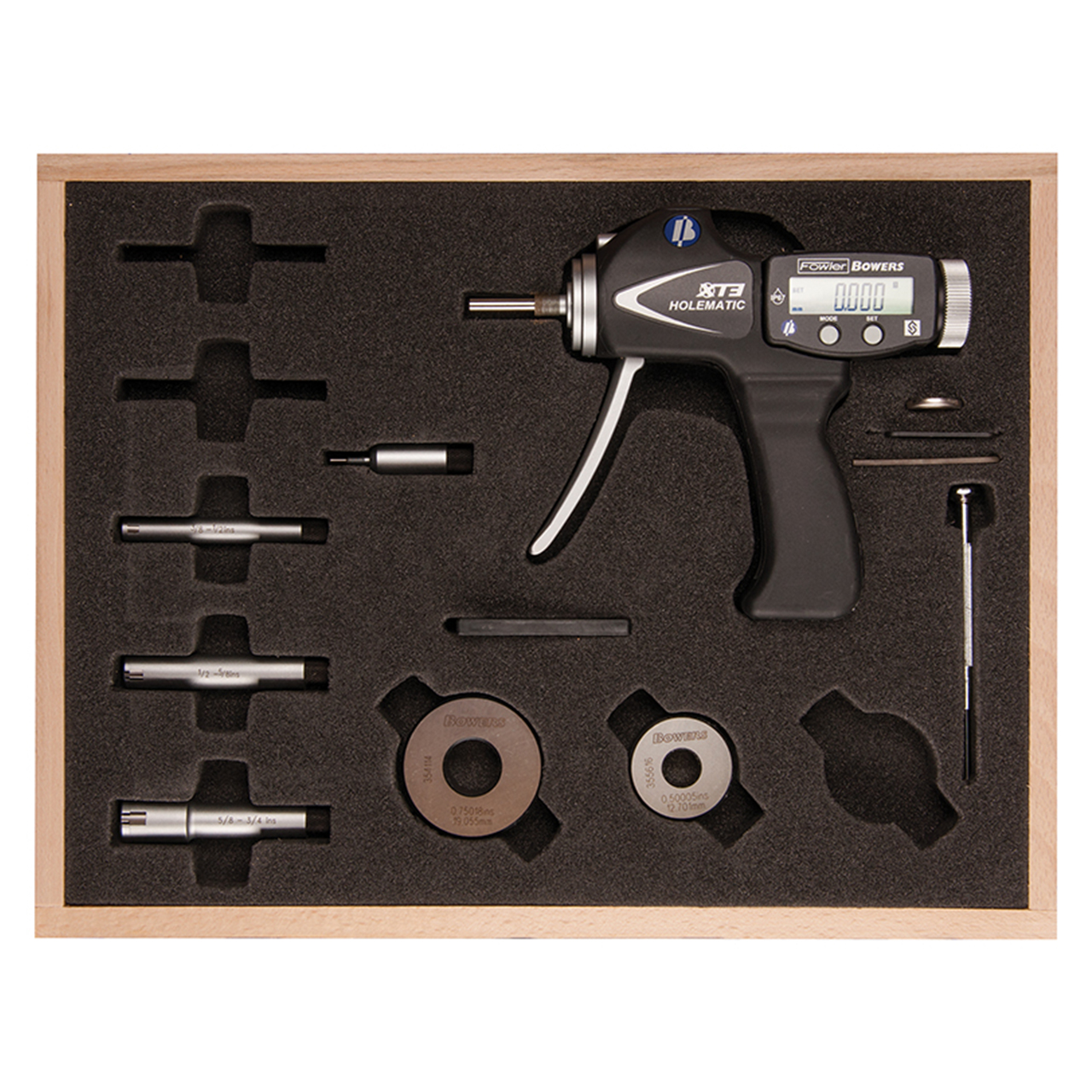 Fowler 54-567-105-BT | 4"-6"/100-150mm XTH3 Holematic Pistol Bore Gage Grip Set
