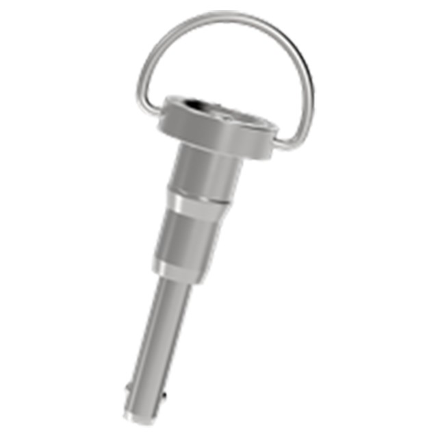 Carr Lane CL-3-BLHR-1.25-S-C | 3/16" Diameter x 1.25" Grip Length Ring Handle Ball Lock Pin