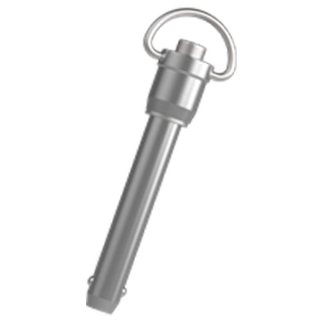 Carr Lane CL-6-MBPR-2.00-S-C | 3/8" Diameter x 2" Grip Length Ring Handle Ball Lock Pin