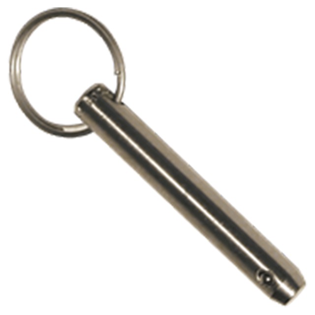 Carr Lane CL-4-MDP-2.50-S-NL | 1/4" Diameter x 2.5" Grip Length Marine Detent Pin
