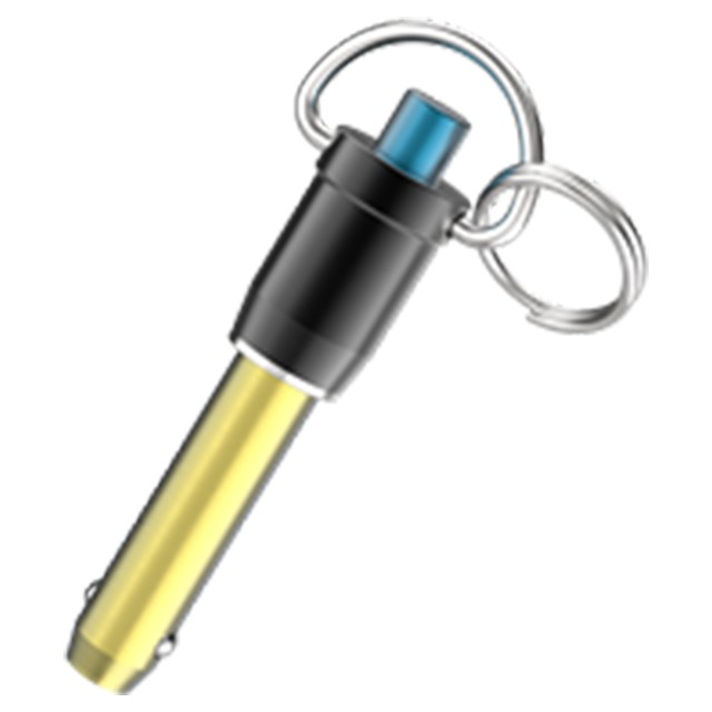 Carr Lane CL-5-BLPR-1.75-NL | 5/16" Diameter x 1.75" Grip Length Ring Handle Ball Lock Pin