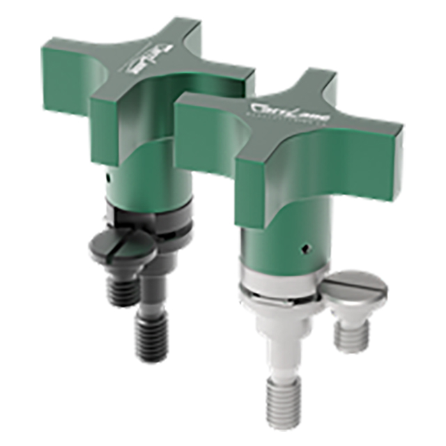 Carr Lane CL-5-CSHKA-1.75-SS | 5/16" Diameter x 1-3/4" Length Captive Locating Screws with Hand Knob