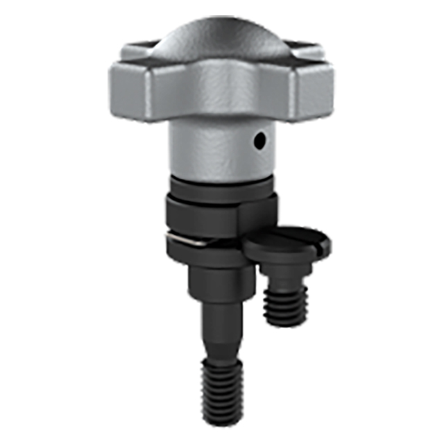 Carr Lane CL-8-CLSSHA-3.00 | 1/2" Diameter x 3" Length Captive Locating Screws with Swivel-Washer Hand Knob