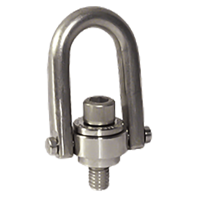 Carr Lane CLM-29840-SHR-S | M30 Thread x 3.5mm Thread Pitch Swivel Hoist Ring