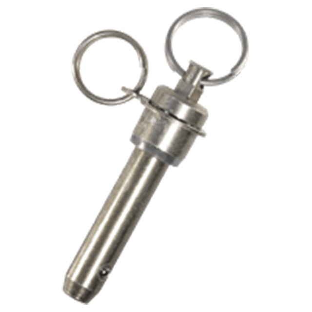 Carr Lane CL-8-BPDR-2.00-S | 1/2" Diameter x 2" Grip Length Ring Handle Ball Lock Pin