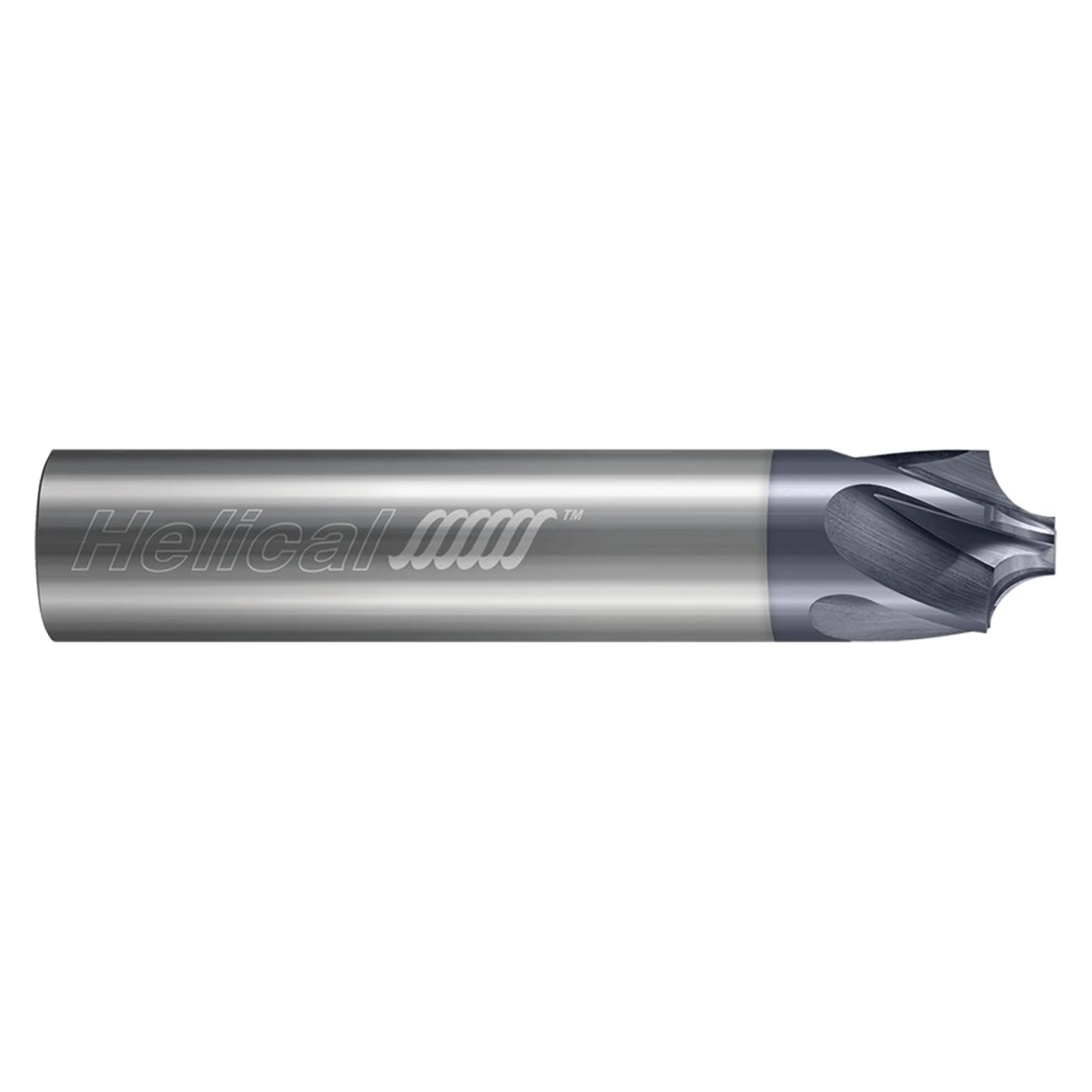 Helical Solutions 87666 | HPCR-50125-R.020 0.1250" Diameter x 0.1250" Shank x 0.0252" LOC x 1.5000" OAL 5 Flute Aplus Coated Carbide Corner Rounding End Mill