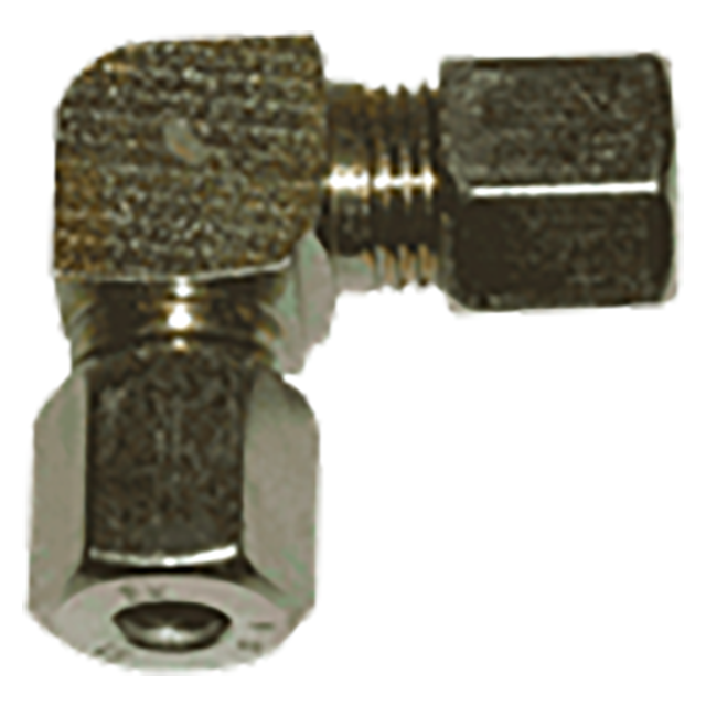 Roemheld CLR-702-F | 5/16" Tubing OD Size Steel Elbow