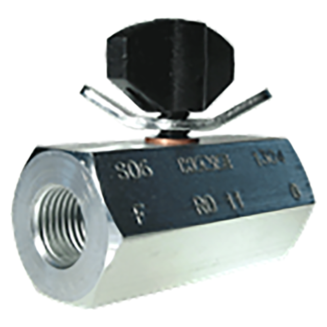 Roemheld CLR-541-V | In Line Mounting Flow-Control Valve