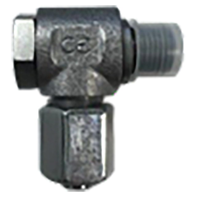 Roemheld CLR-814-F | 5/16" Tubing OD Size Steel Banjo Elbow Fitting