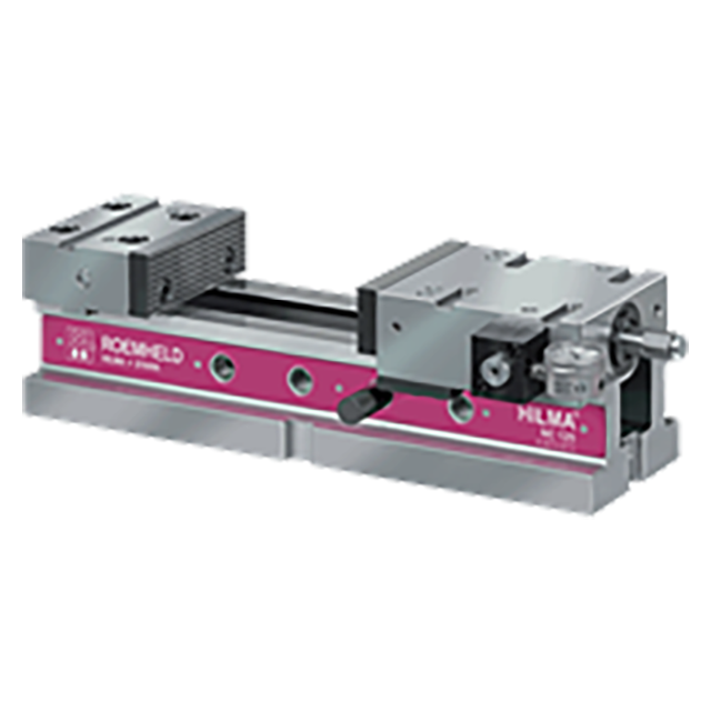 Roemheld CLRH-9-3074-0215-VS | 160mm Width Hydro-Mechanical Vise with CARVESMART Jaw Bundle