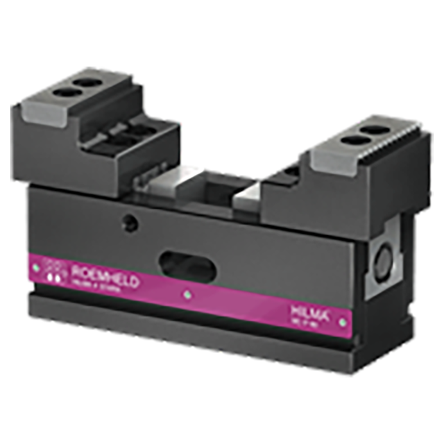 Roemheld CLRH-9-4585-0101 | 100mm Width x 50mm Stroke Cast Steel Hardened	 Coated Manual Vise
