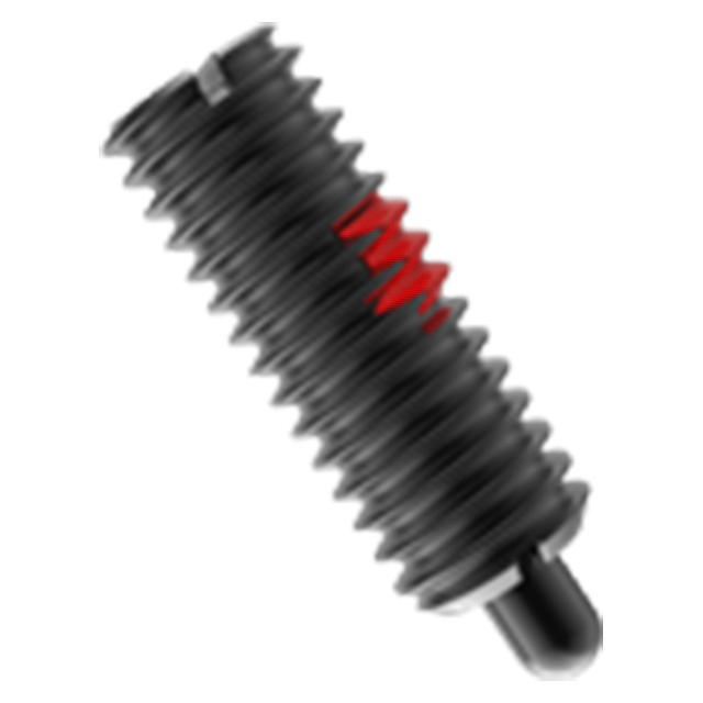 Carr Lane CLM-105-SPS-1 | M10 Thread x 1.5mm Pitch Steel Short Spring Plungers with Extended Travel