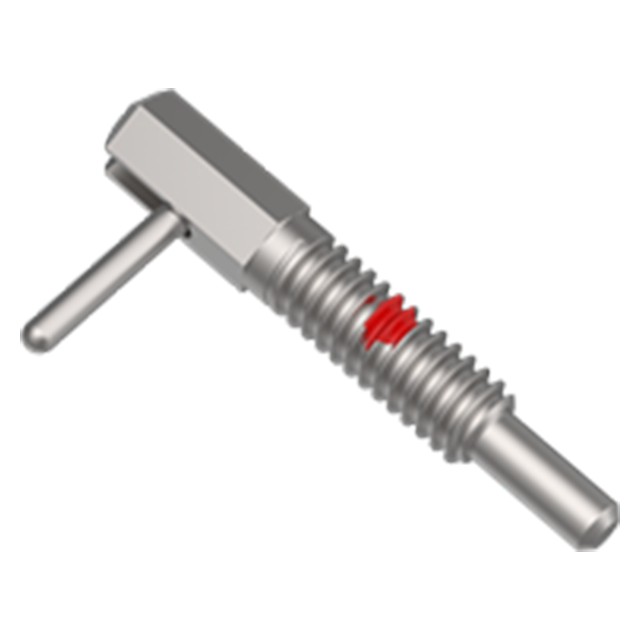 Carr Lane CL-6-LHRP-S | 3/8-16" Thread Stainless Steel Hand-Retractable Plunger