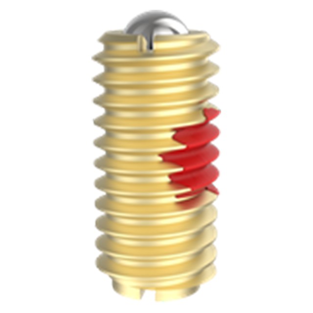 Carr Lane CLM-8-BP-3 | M8 Thread x 1.25mm Pitch Ball Plunger