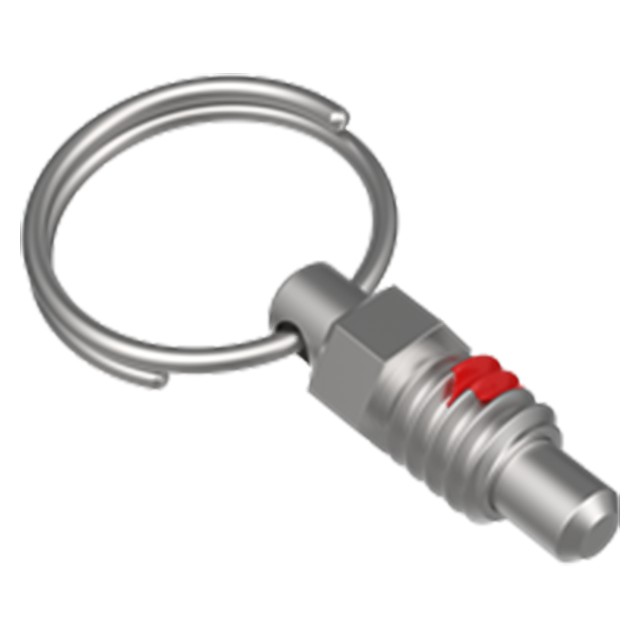 Carr Lane CL-6-RHRP | 3/8"-16 Thread Steel Short Spring Plungers with Extended Travel
