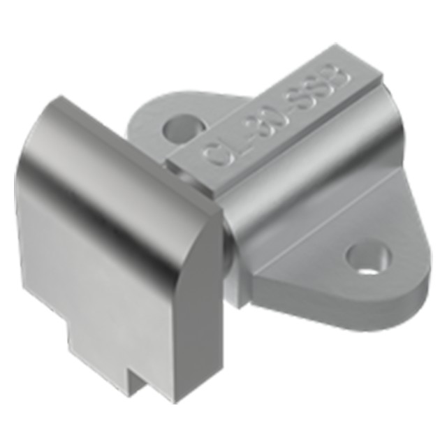 Carr Lane CL-30B-SSB | 1/4" Stroke Flat Face with Tang Spring Stop Button