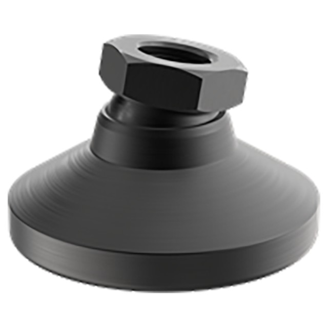 Carr Lane CL-8-LF-BO | 1/2"-13 Thread Steel Black Oxide Coated Leveling Feet